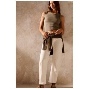 NWT Madewell The Petite Darted Barrel-Leg‎ Jean Vintage Canvas Size 33P